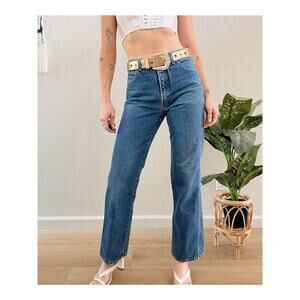 Vintage 1980/90's Calvin Klein High Waist Boot Leg Jeans